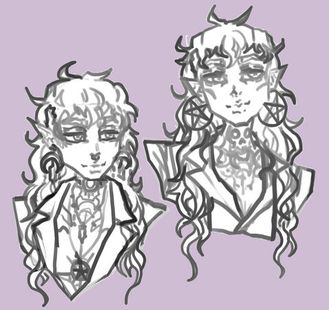 Bust Sketch Example Bust Sketch Example