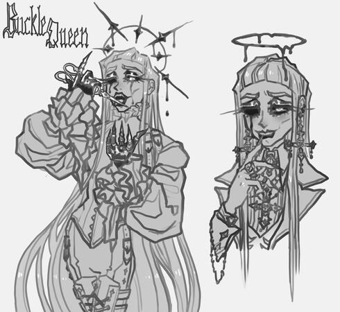 Half-Body & Bust Sketch Example Half-Body & Bust Sketch Example