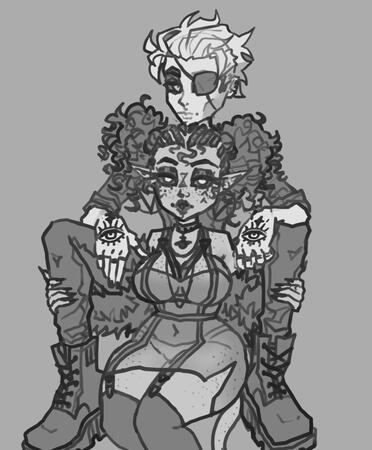 Half-Body & Full-Body Sketch Example