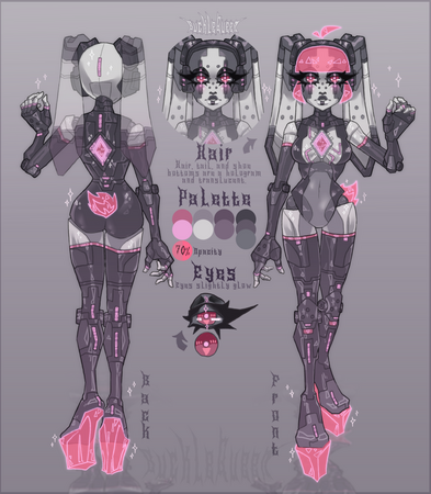 Font and Back Example